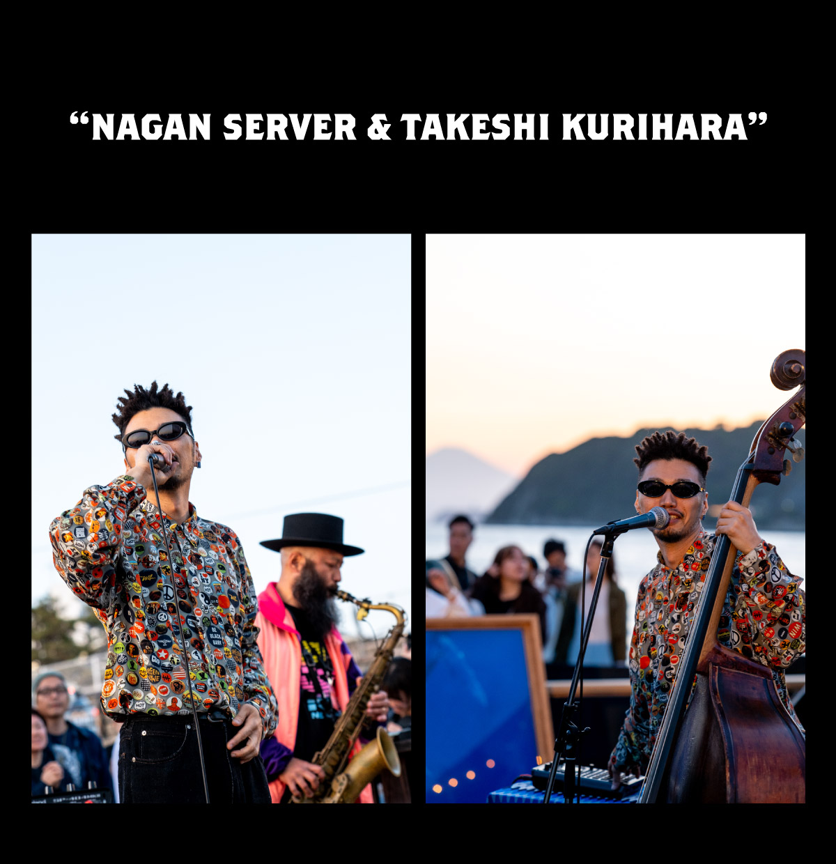 NAGAN SERVER & TAKESHI KURIHARA ライブスナップ