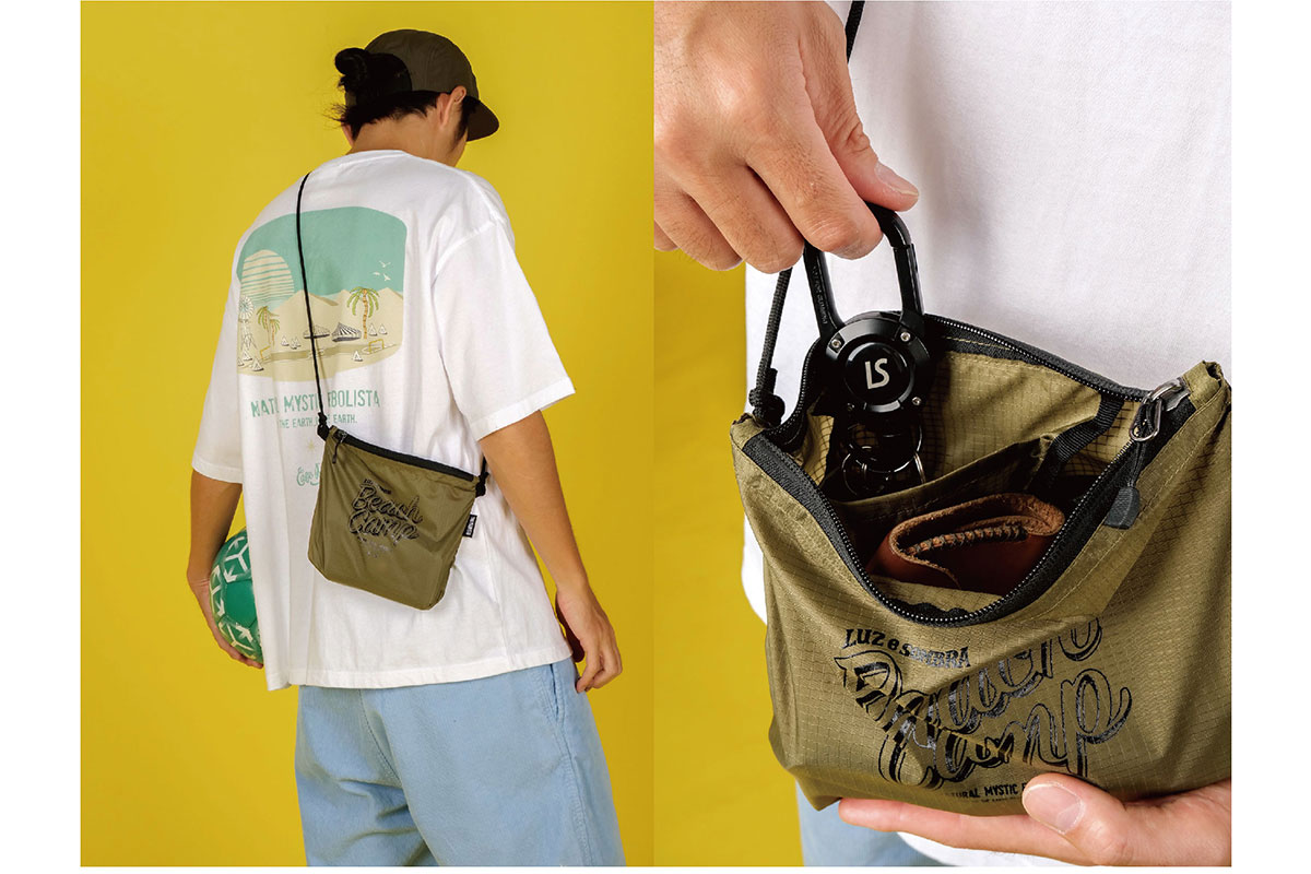 BEACH CAMP NYLON SACOCHE BAG 商品ページへ_上